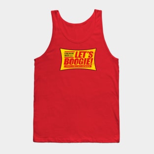 Let's Boogie - 50's Movie Style (Grunge - Red) Tank Top